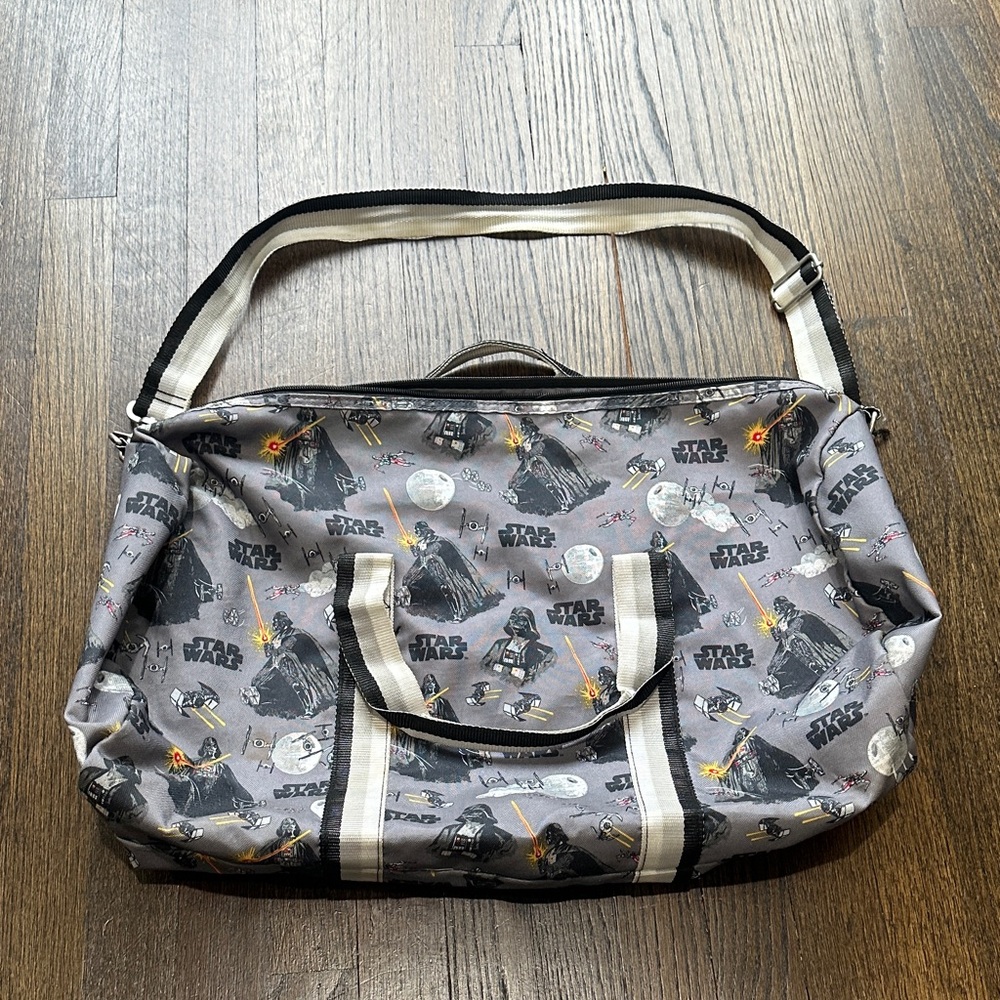 Pottery Barn Kids Star Wars Gray Duffel Bag